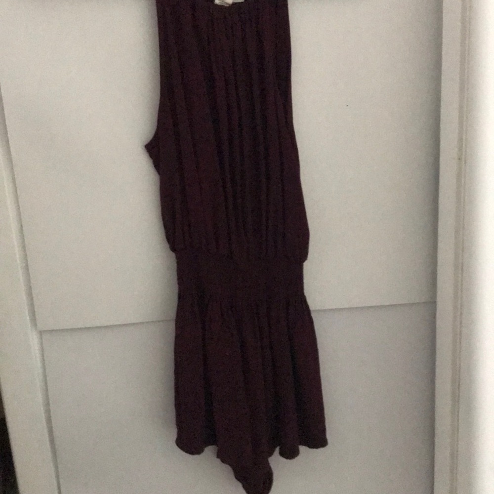 maroon cute jump suit